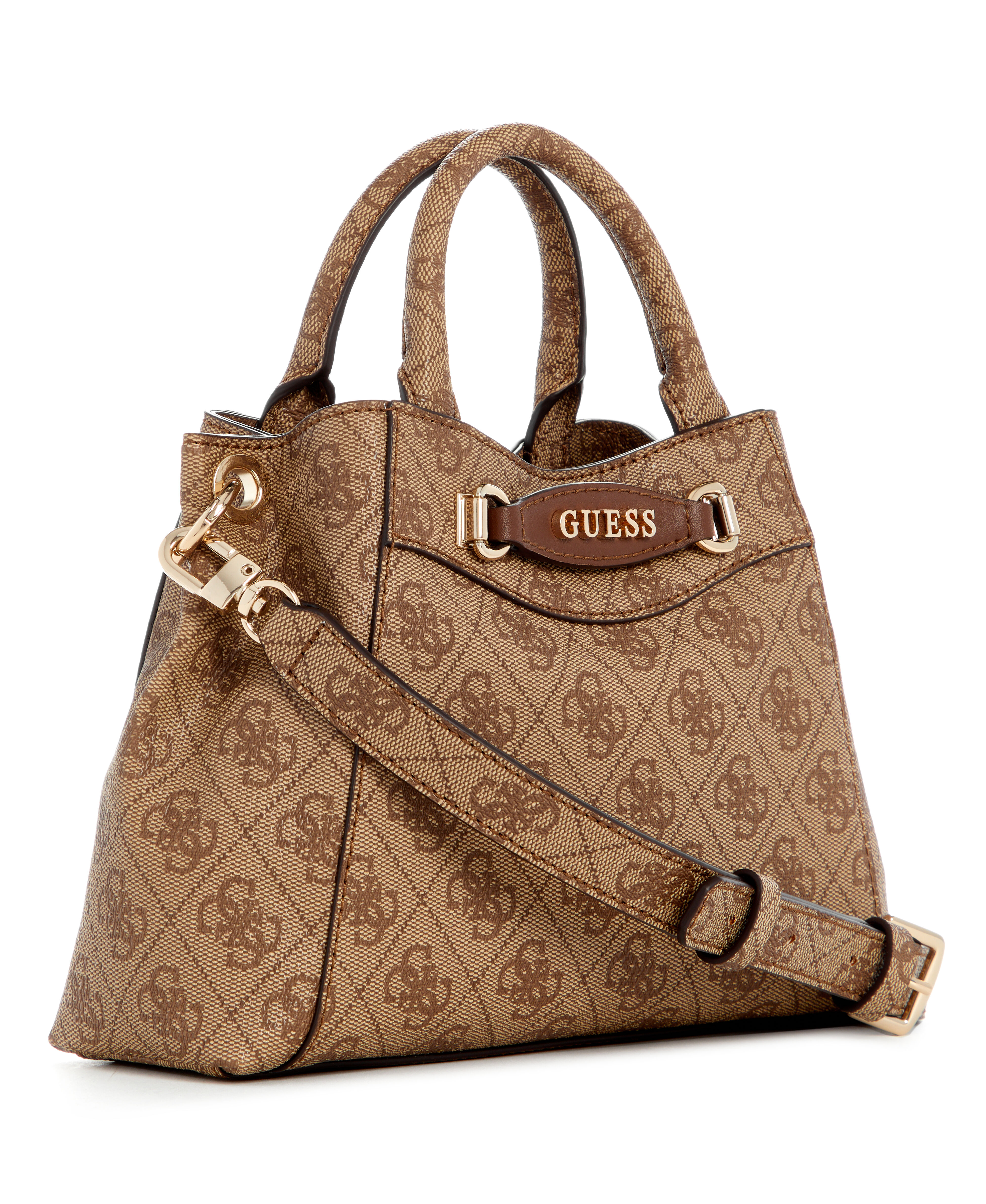 Shop GUESS Online EMERA LOGO MINI SATCHEL