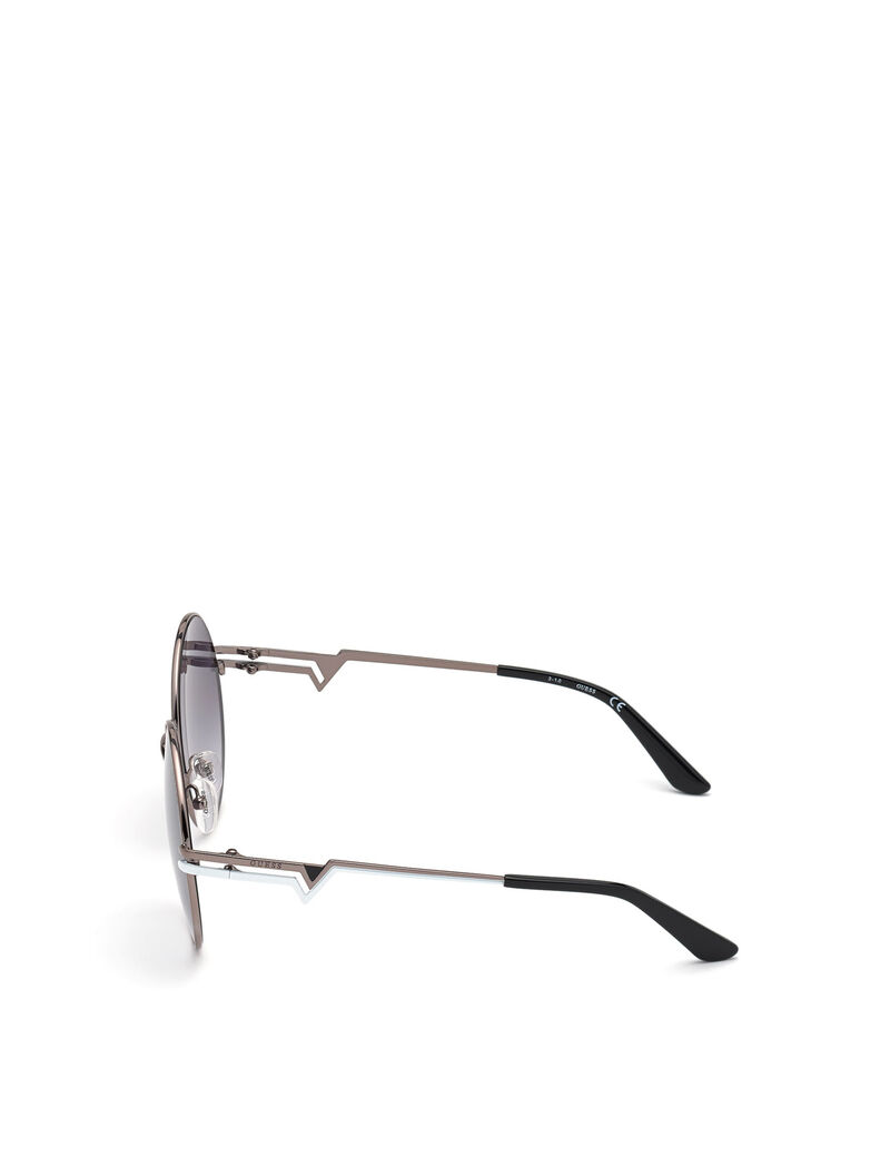 نظارة شمسية بعدسات دائرية