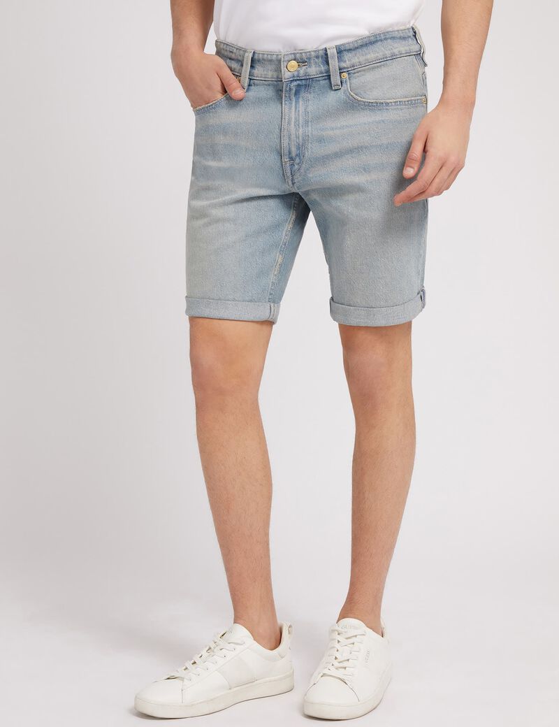 Slim Fit Denim Shorts