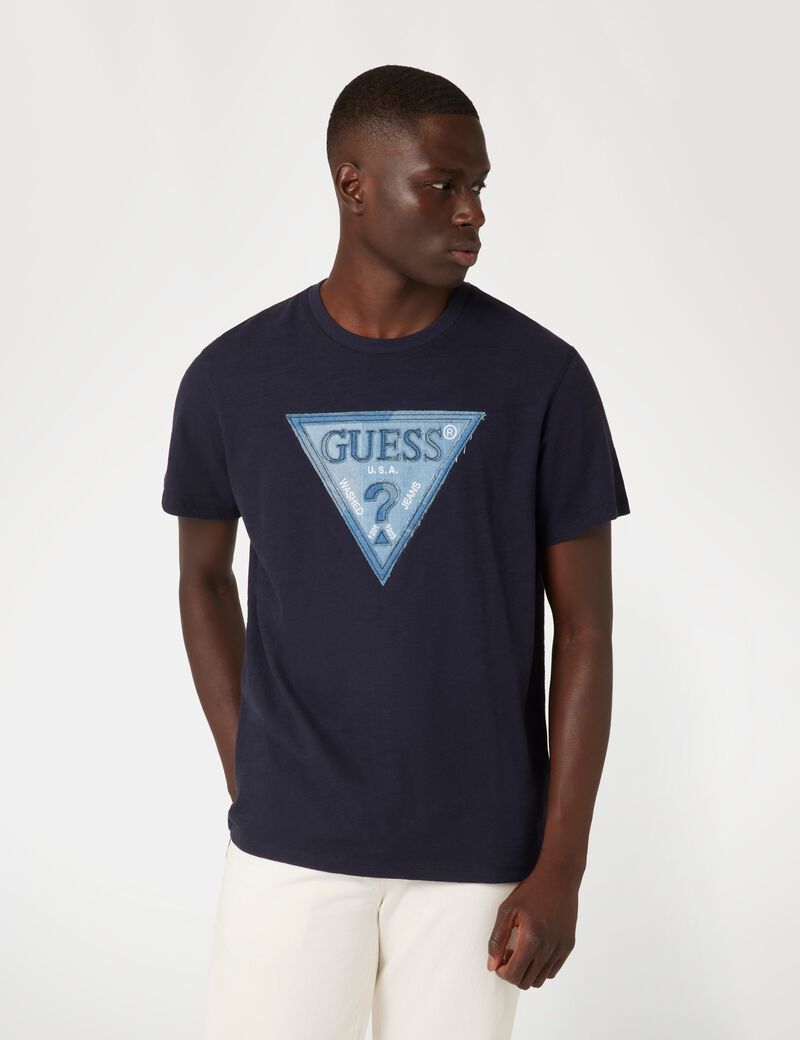 Triangle logo patch t-shirt