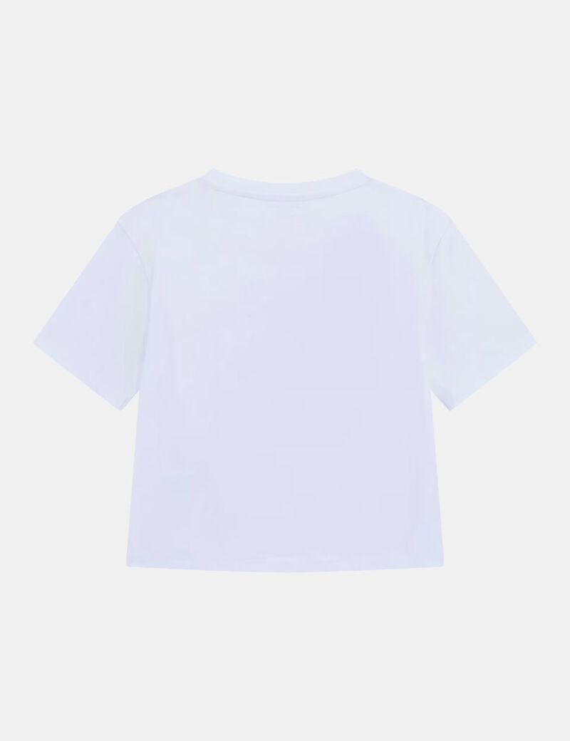 Triangle logo sequins t-shirt