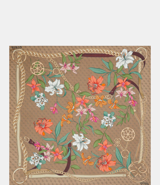 4G Logo Floral Kefiah