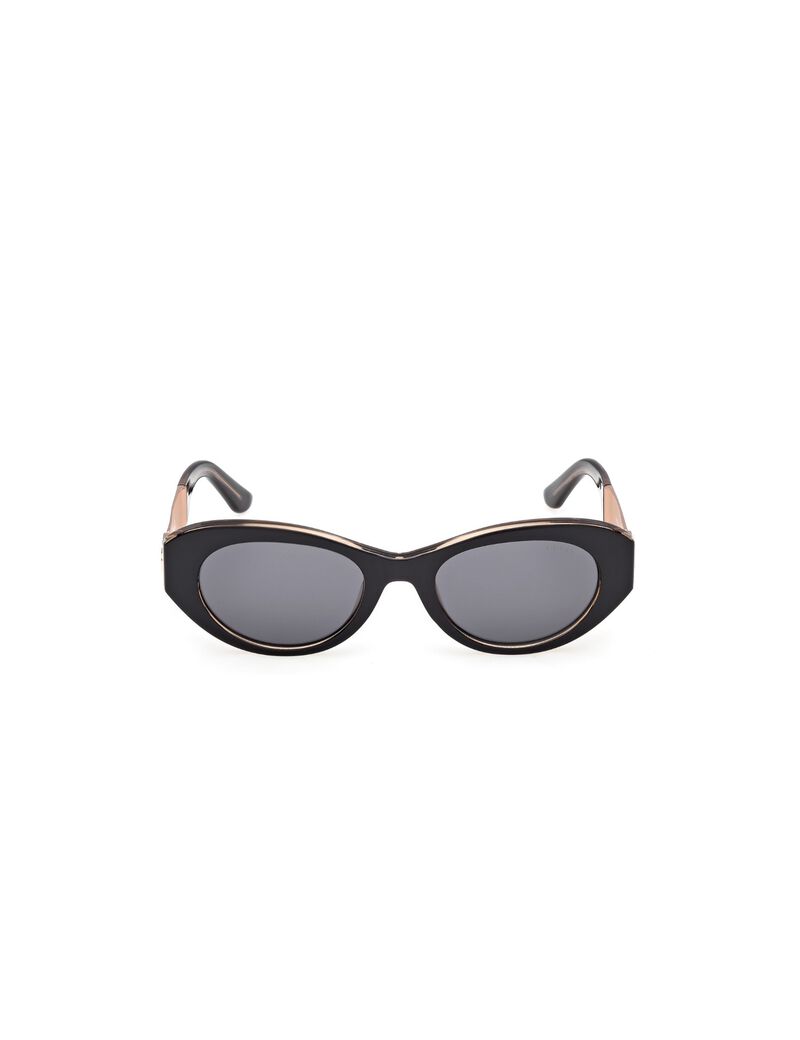 Oval plastic sunglasses