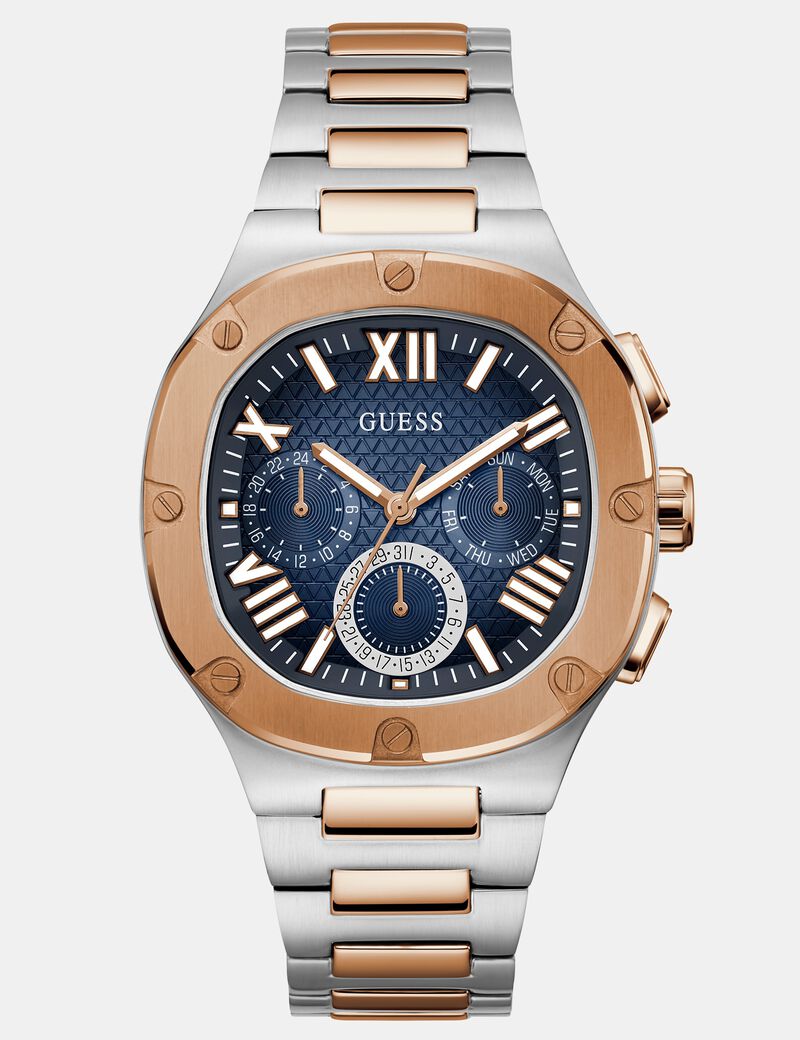 Multi-function steel watch