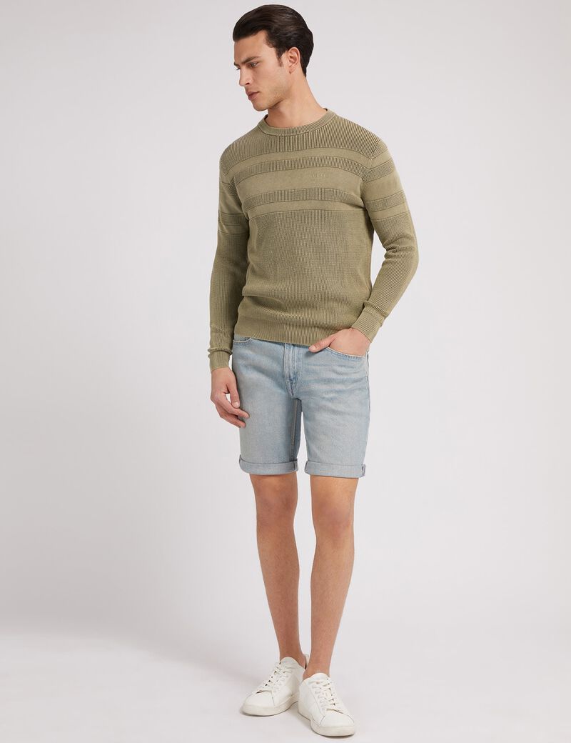 Slim Fit Denim Shorts