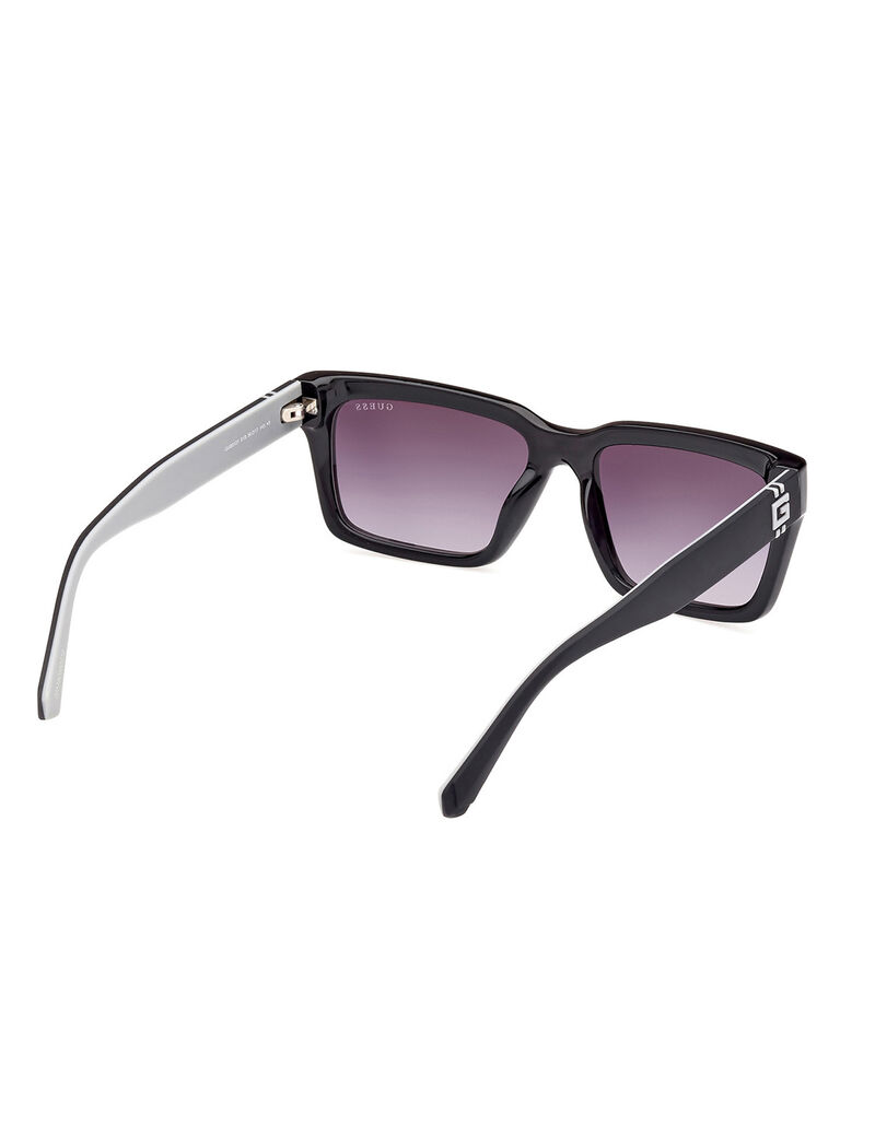 Rectangular Full Rim Sunglasses