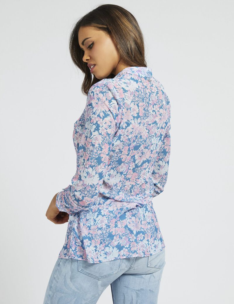 Georgette All Over Print Shirt
