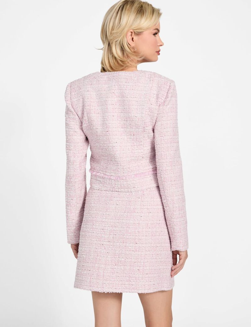 Wool-blend tweed jacket