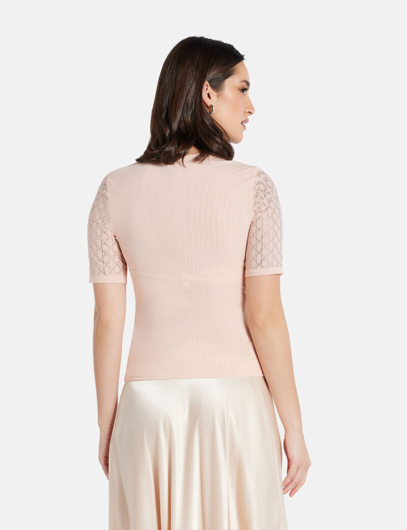 Aria 3/4 sleeve V neck top