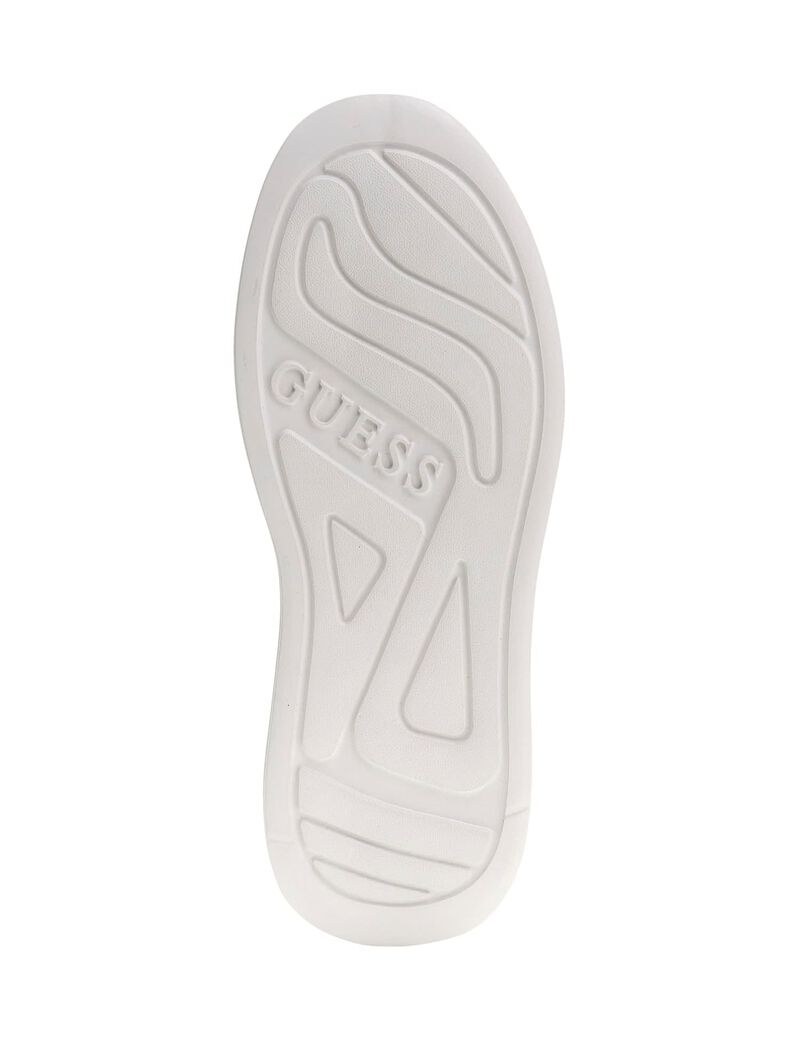 Elba leather-blend sneaker