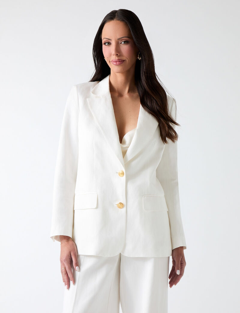 guess marciano single breasted blazer