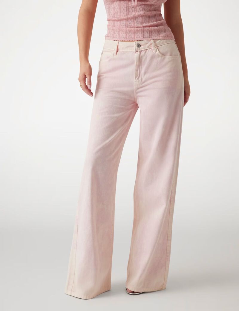 Bellflower wide-leg twill pants