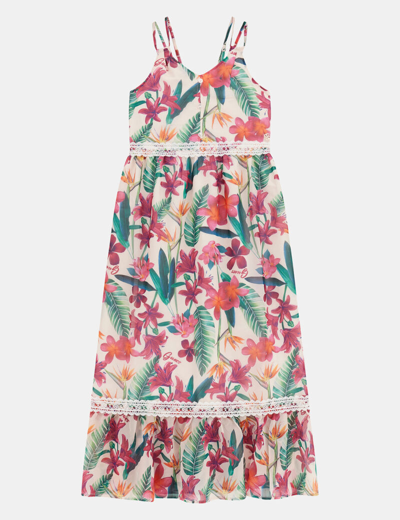 Chiffon midi dress