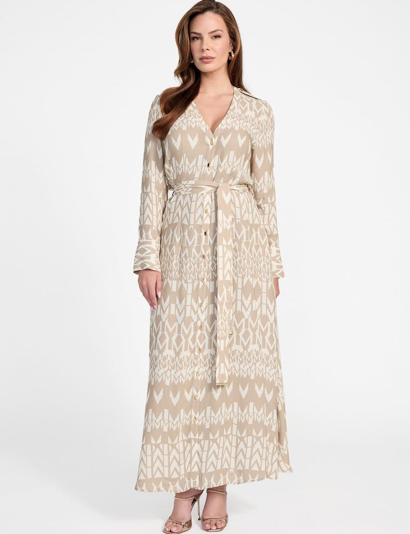 Marciano logo long dress
