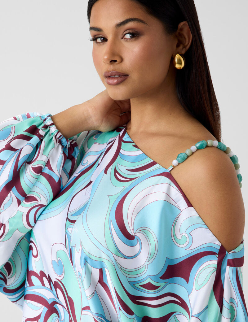 جيس marciano one shoulder blouse