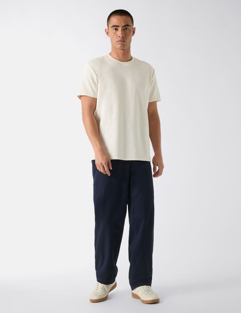 Embossed logo shirt