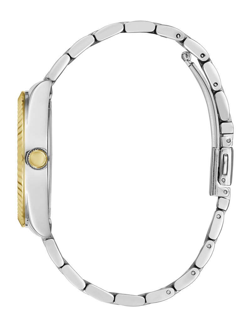 2-Tone Quartz Analog Stainless Steel Watch