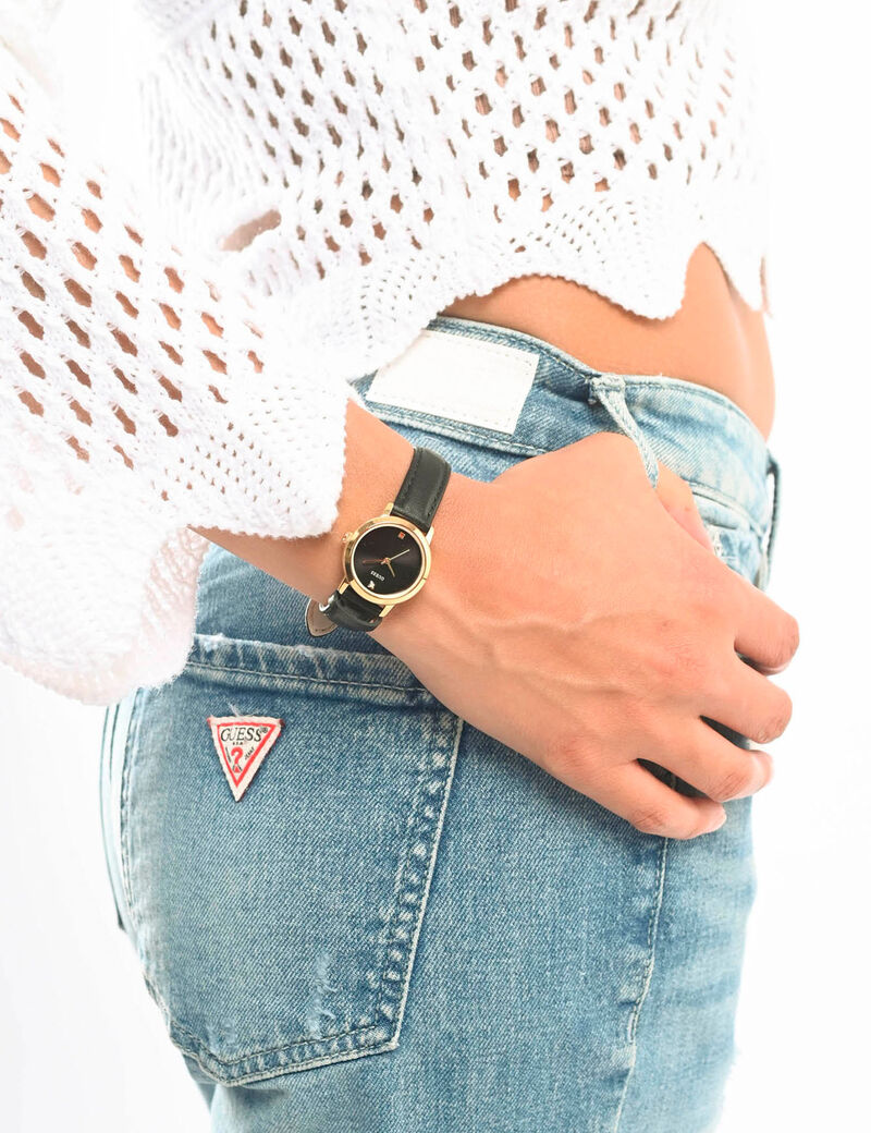 Leather Analogue Watch