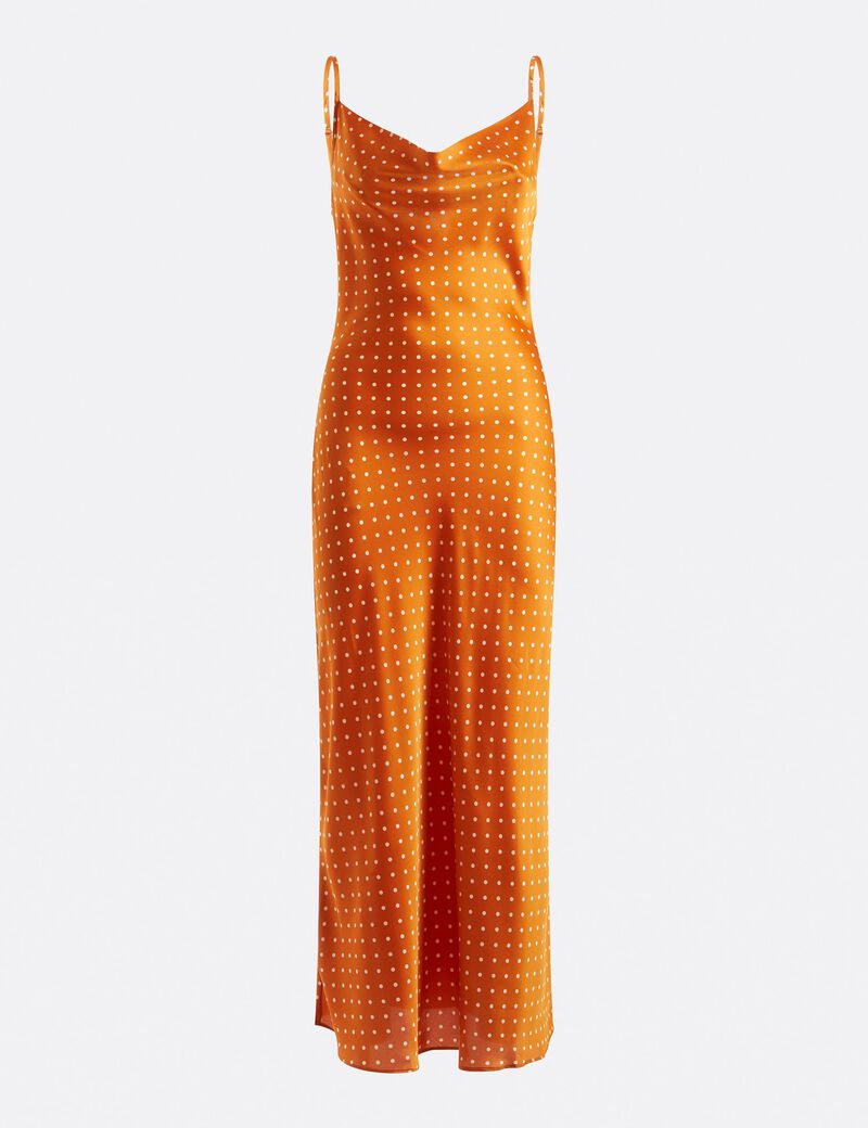 Dots Print Slip Dress