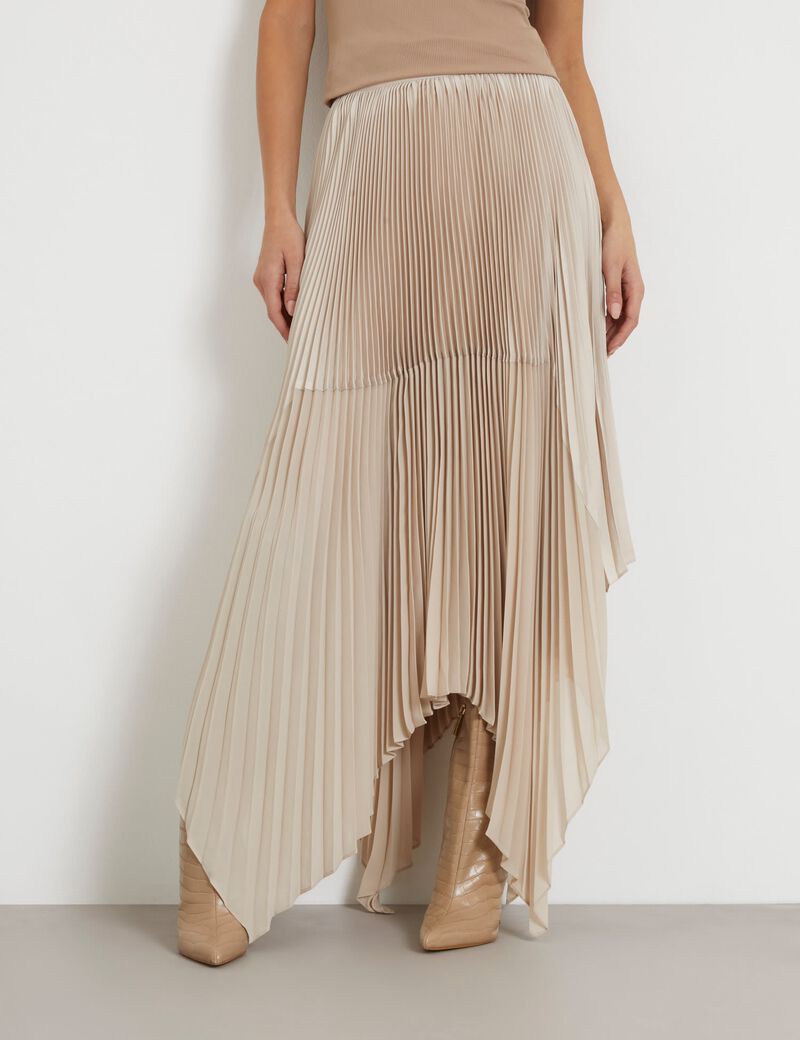 Pleated Midi Skirt