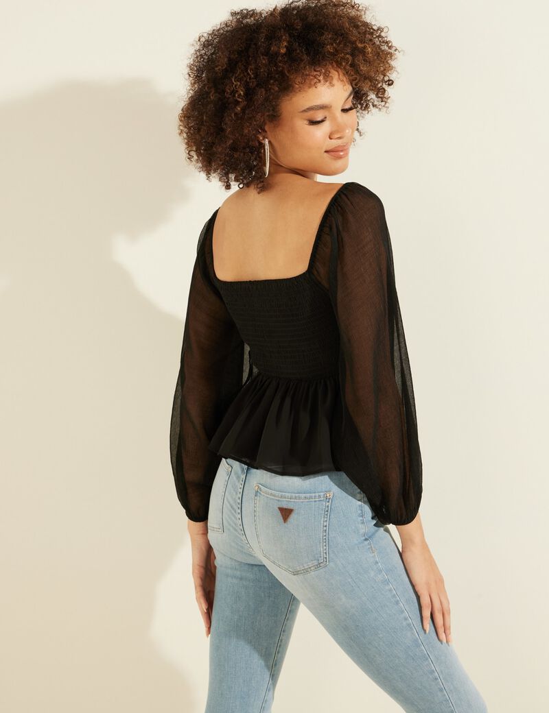 Long Sleeve Off Shoulder Top