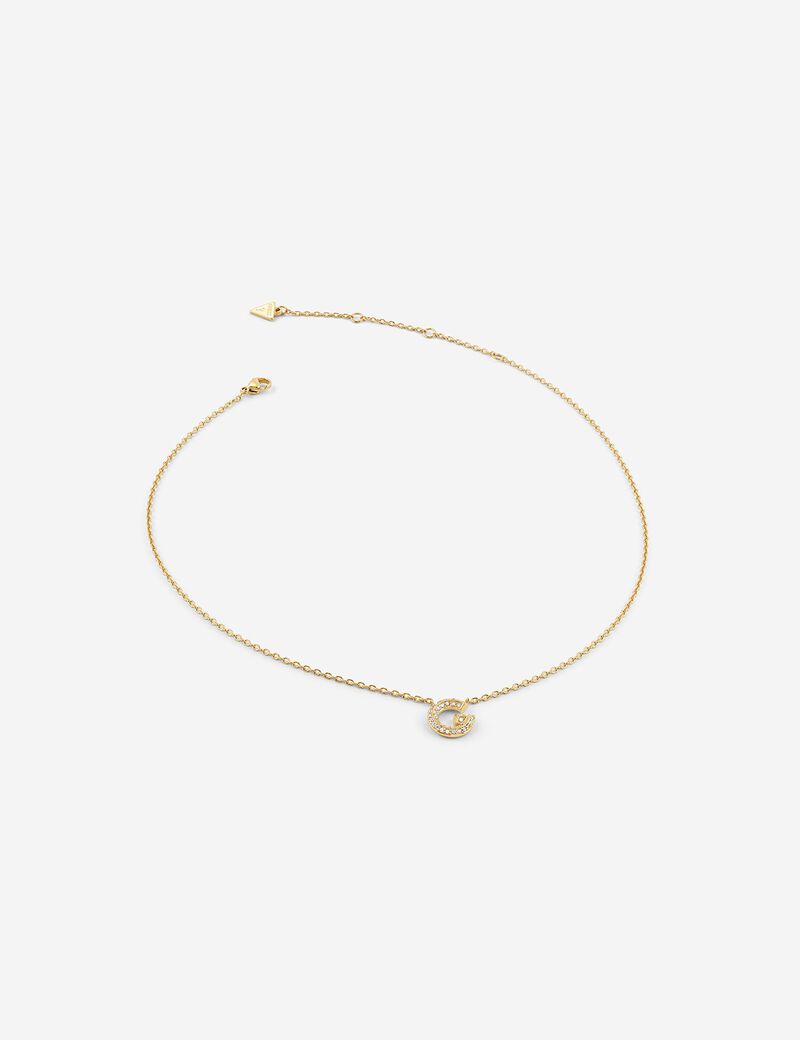 G crystal necklace