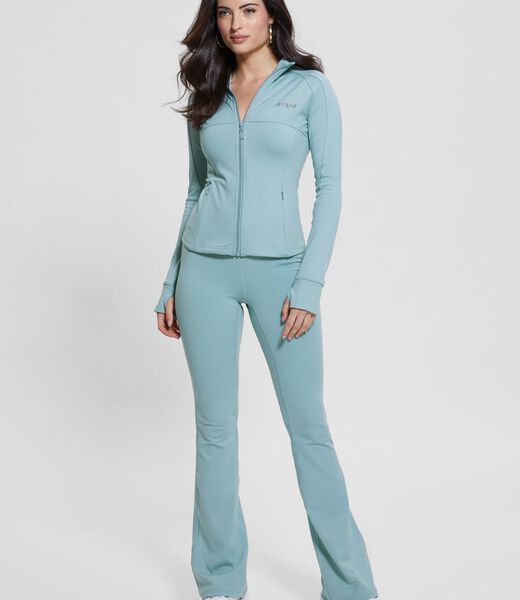 High rise flare legging