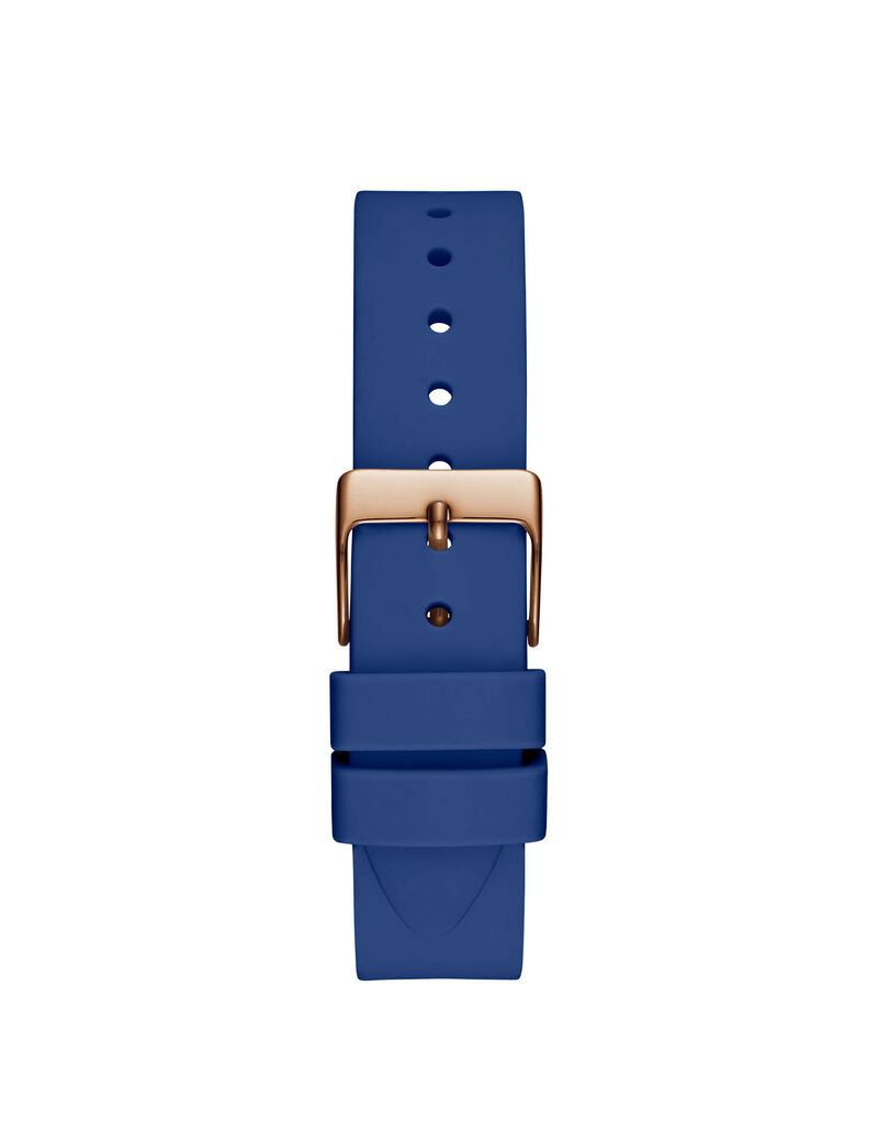 Rose Gold And Blue Ladies Watch