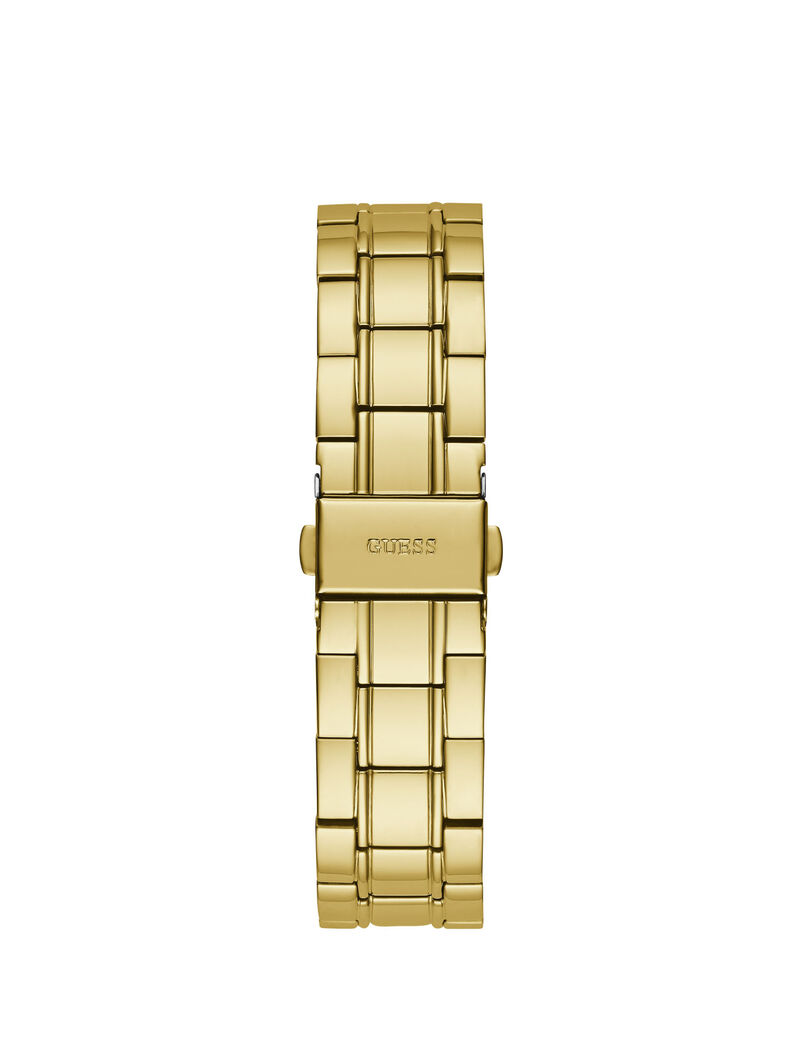Gold And Pink Analog Watch