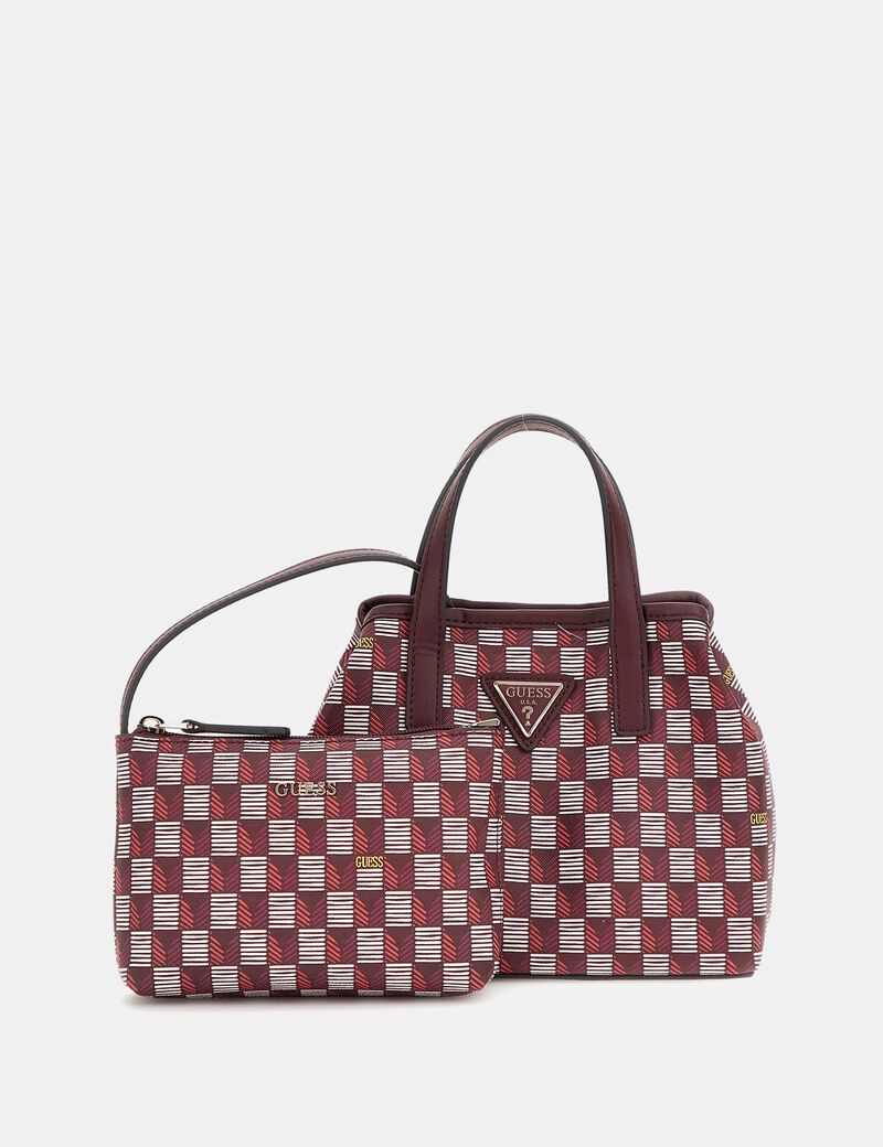 G Wave geometric-print mini handbag