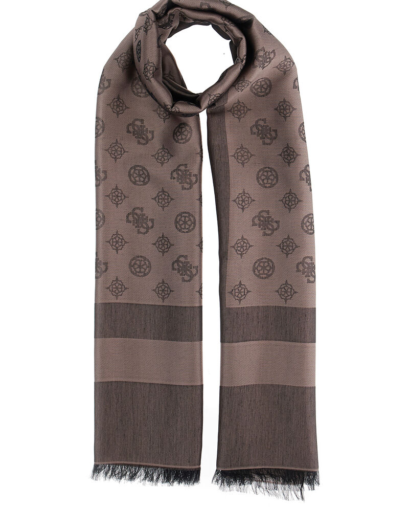 4G Peony Logo Scarf