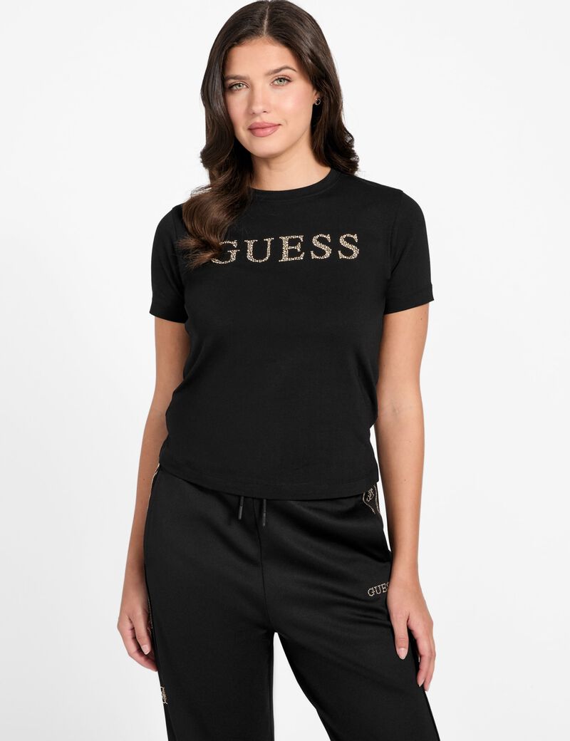 Studded logo T-shirt