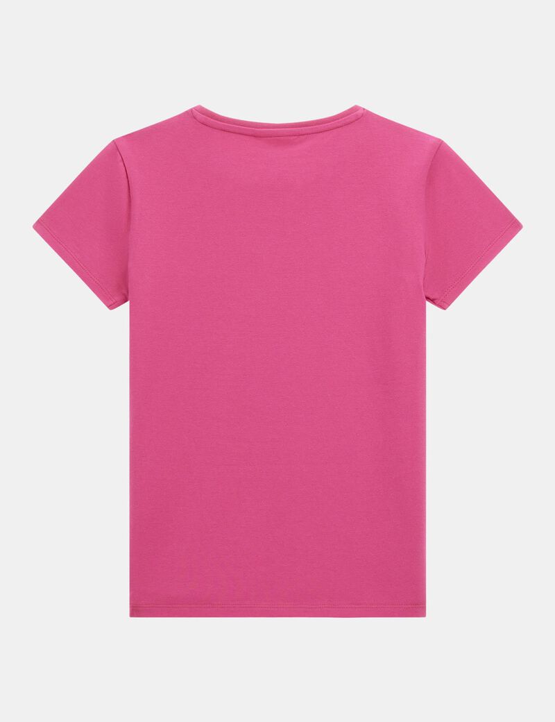 Front rhinestones logo t-shirt