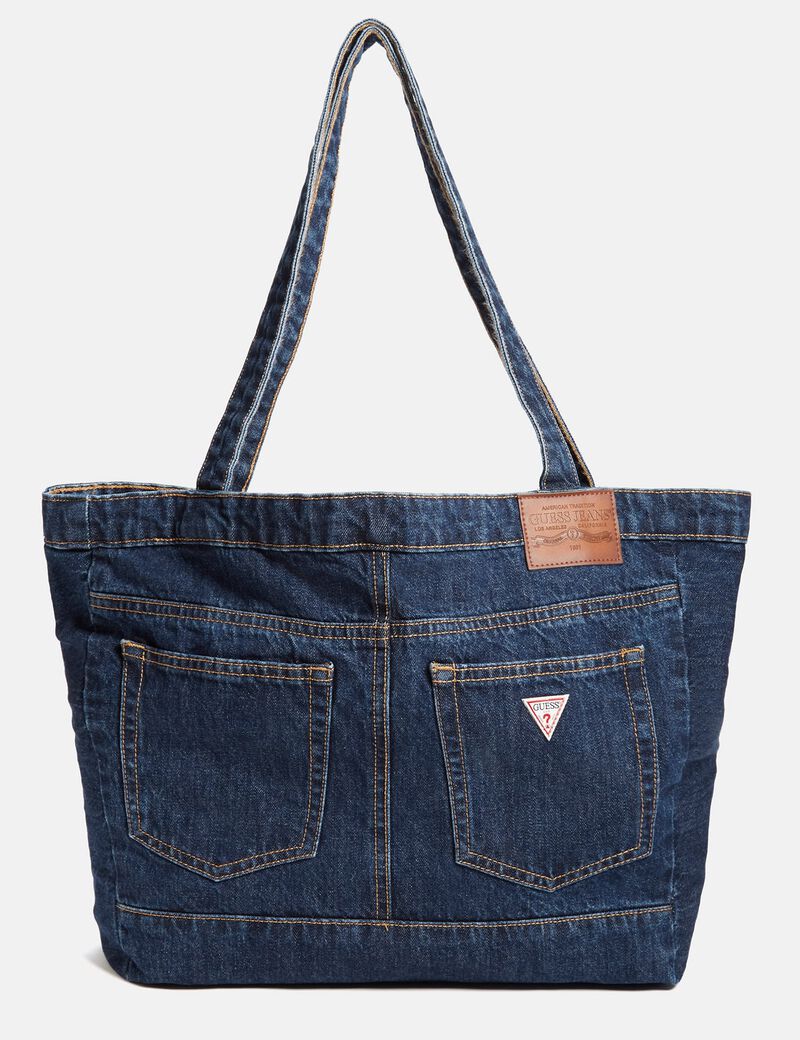 Denim tote bag
