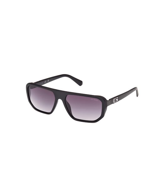 Injected Sun Glasses M Matte Black Gradient Smoke