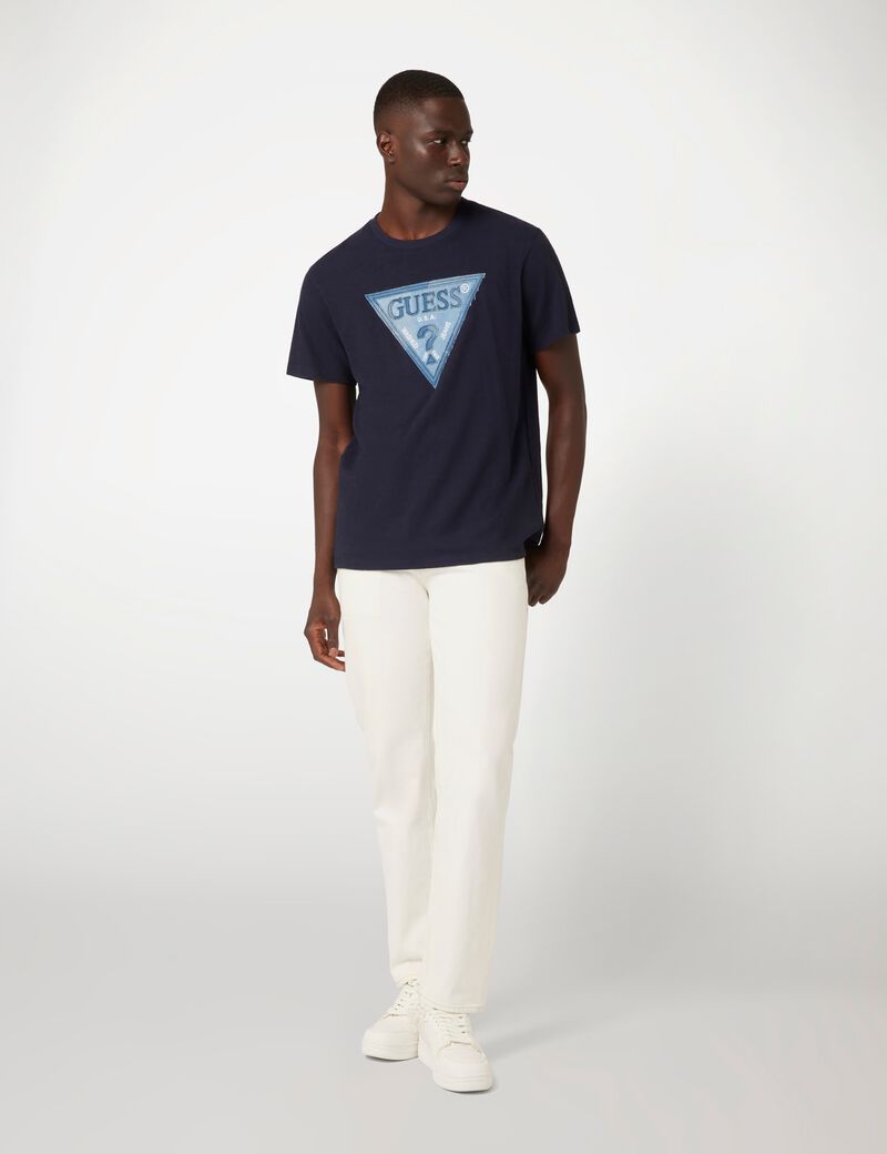 Triangle logo patch t-shirt