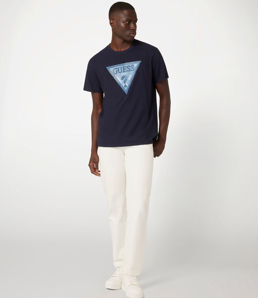 Triangle logo patch t-shirt