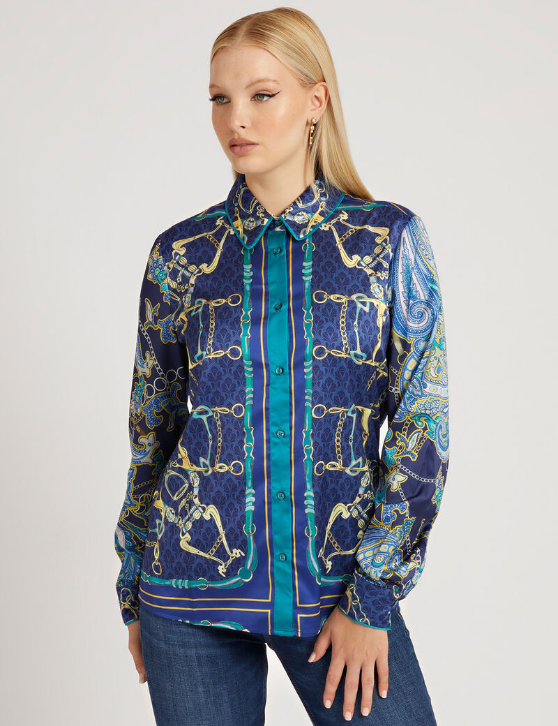 Silk Print Shirt