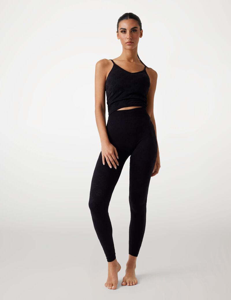 All-over logo tank top