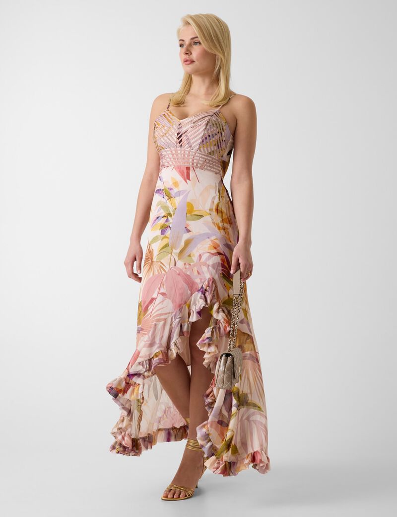 Volant long dress