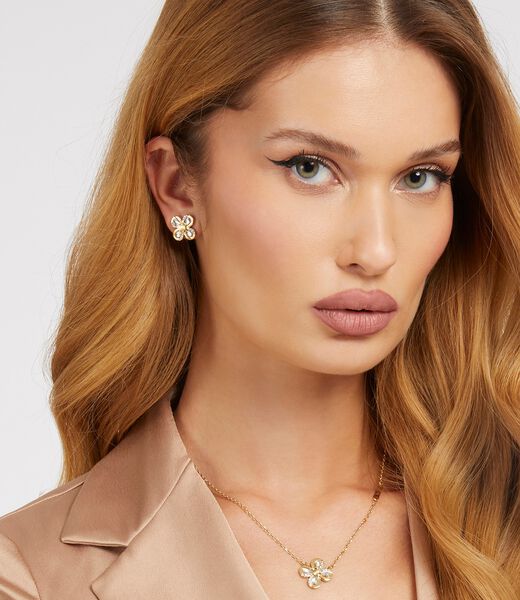 guess amazing blossom women s earring