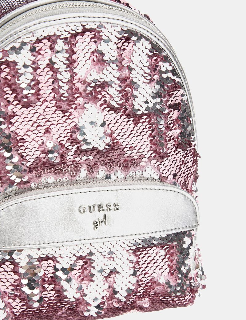 All over sequins backpack