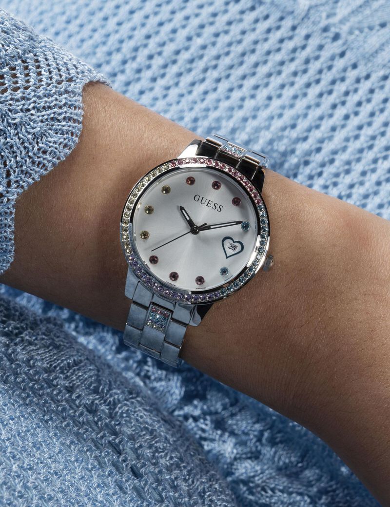 ساعة تناظرية كريستالية