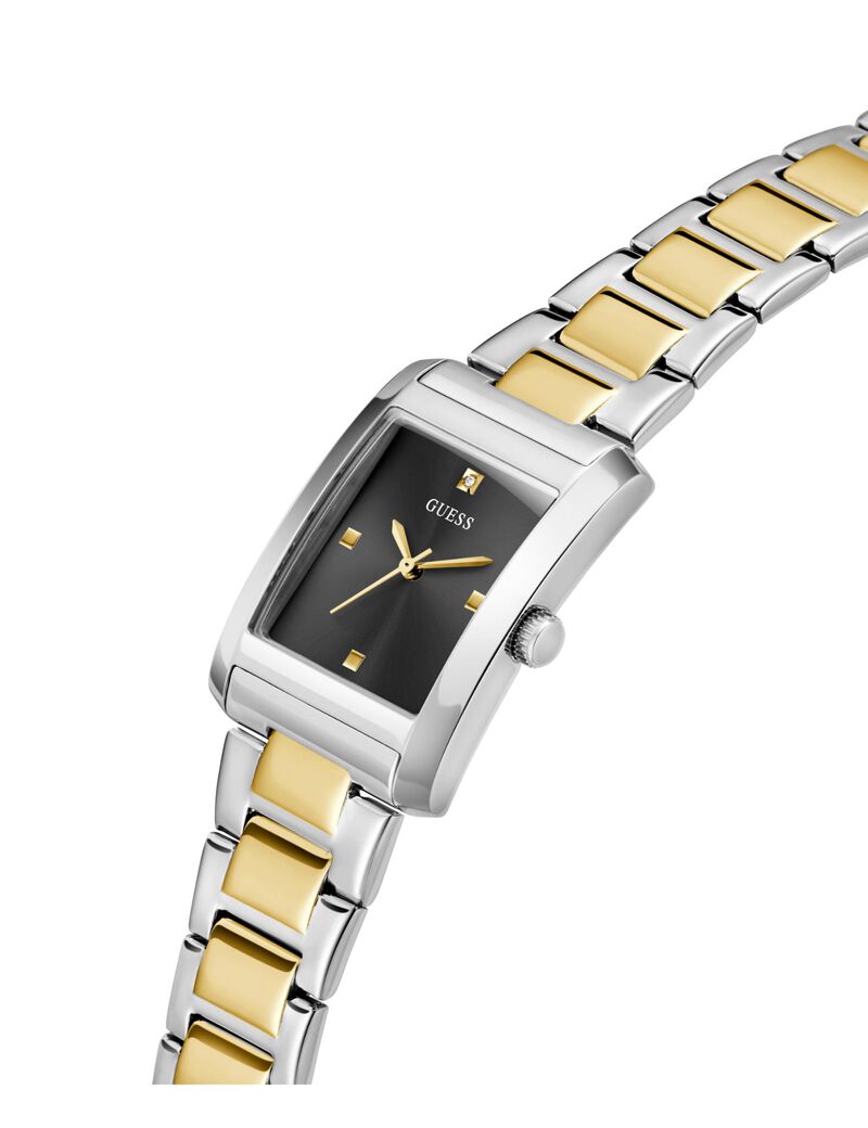Ladies 2-Tone Silver Tone Analog Watch