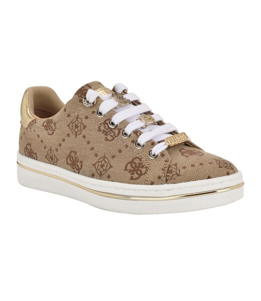 Lace Up Round Toe Sneaker with Charms