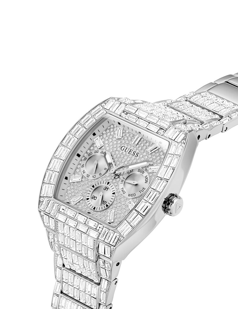Silver Tone Multi-function Watch
