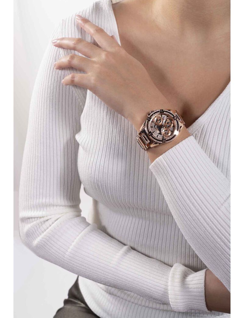 Rose-gold Rhinestone Watch