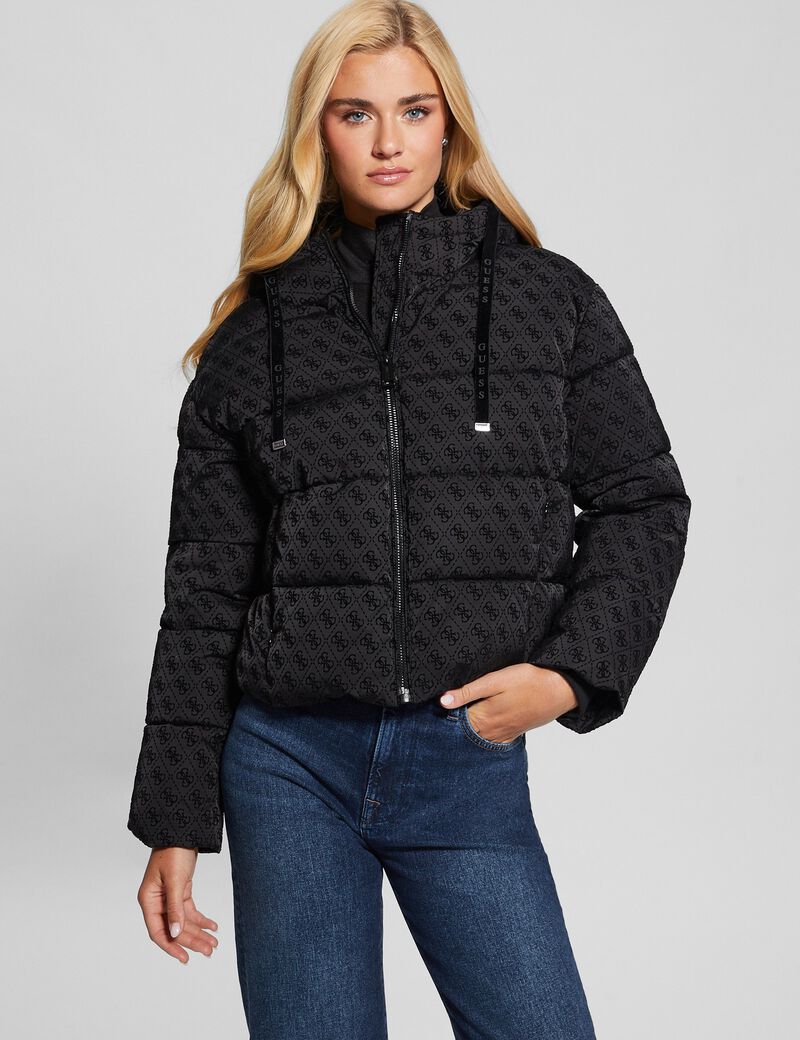 4G logo puffer