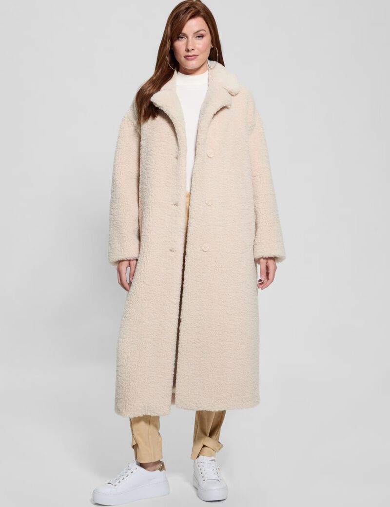 Faux fur coat