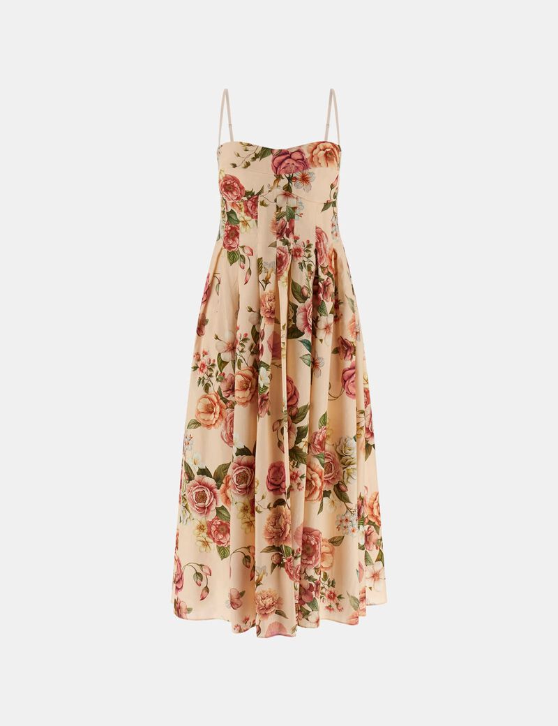 Floral print maxi dress